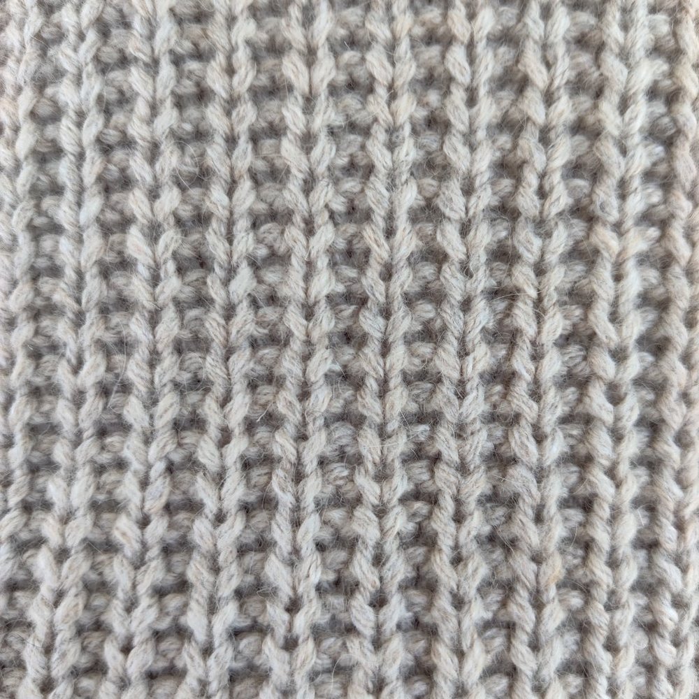 Loft Large Cardigan Wool Ann Taylor Beige Cream Soft Warm Knit Office Loungewear - Picture 3 of 8